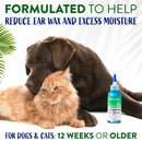TropiClean Dual Action Ear Cleaner for Pets (4oz)