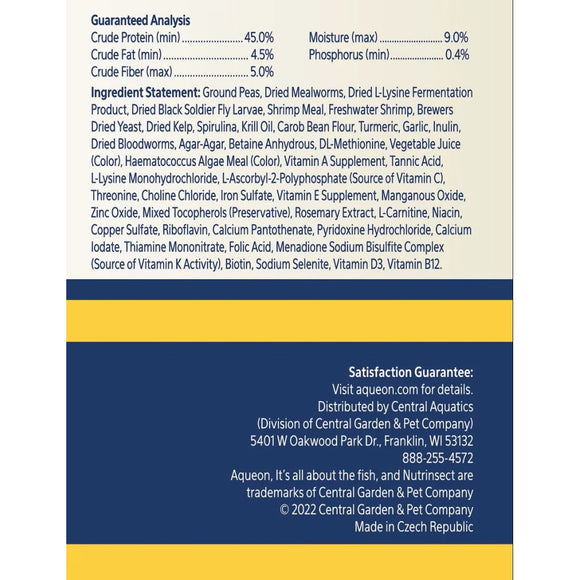 Aqueon Nutrinsect Betta Pellets (1.41 oz)