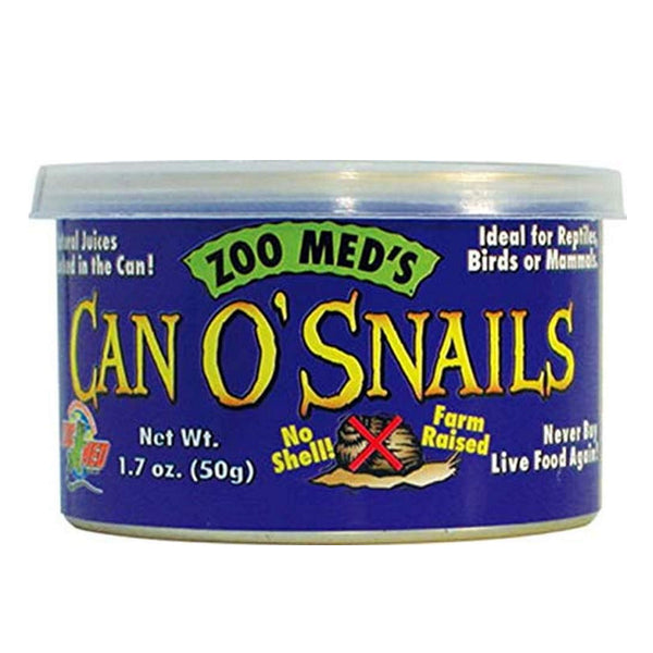 Zoo Med Can O' Snails Reptile, Bird & Mammal Food & Treat (1.7 oz)