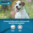 Salvo Flea and Tick Collar for Dogs - Pack of 2 for 12 Months