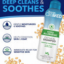 TropiClean OxyMed Hypoallergenic Oatmeal Shampoo for Dogs & Cats