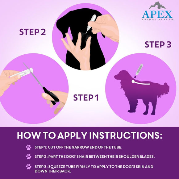 Apex Plus Topical Flea & Tick Prevention for Dogs 45-88 lbs (3 doses)