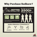 Redbarn Peanut Butter Filled Bone for Dogs (Peanut Butter)