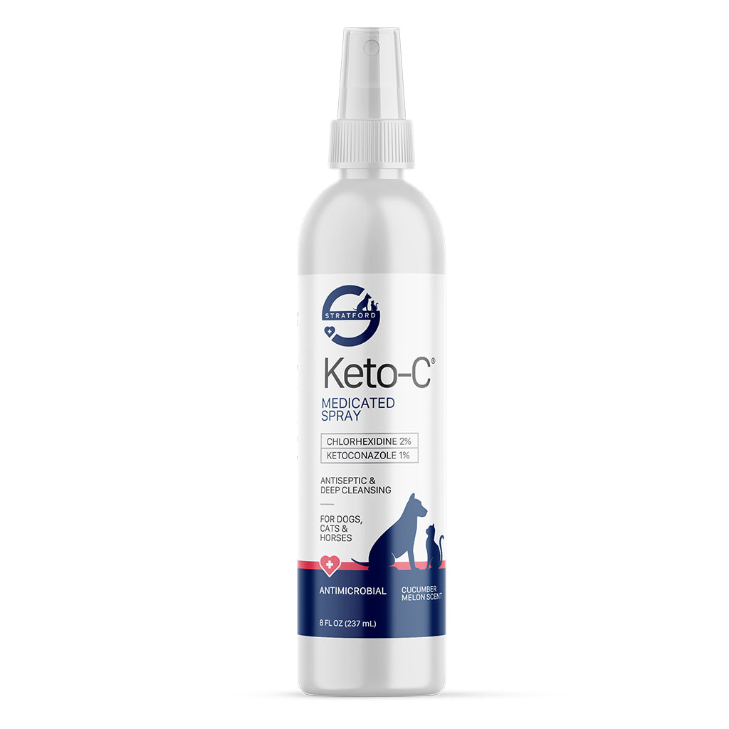 Stratford Keto-C Medicated Spray For Dogs, Cats & Horses (8 oz)