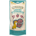 Meowee! Savory Spoonables with Salmon, Tuna & Krill Lickable Treat For Cat (4 tubes)