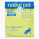 Native Pet Gutwell Trim Down, Weight Management & Metabolic Supplement for Dogs (60 scoops)