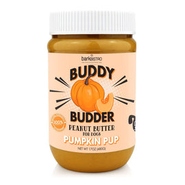 Bark Bistro Buddy Budder Pumpkin Pup Peanut Butter for Dogs (17 oz)