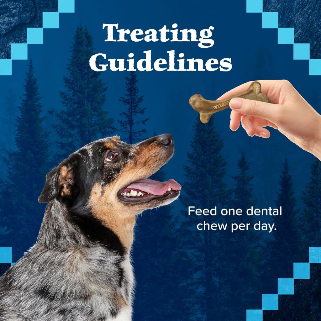 Blue Buffalo Wild Bones Dental Treats for Large Dogs (10 oz)