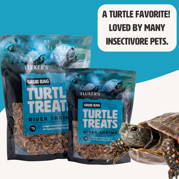 Fluker's Grub Bag Turtle Treats River, Shrimp (6 oz)