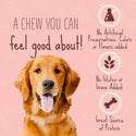 Better Belly Rawhide Triple Flavor Chicken (Sirloin & Lamb Ribs) Treats For Dog 10 pack