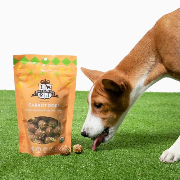 Lord Jameson Carrot Pops Organic Carrot Soft & Chewy Treats For Dog  (6 oz)