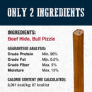 Cadet Bully Hide Sticks All-Natural Chews For Dog (Small)