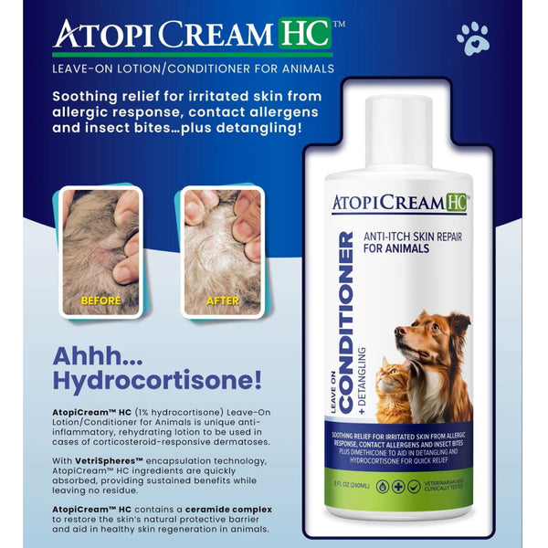 AtopiCream 1% Leave-On Conditioner For Dog & Cat (8 oz)