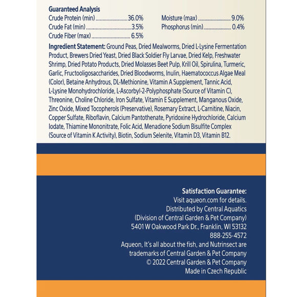 Aqueon Nutrinsect Goldfish Pellets (1.76 oz)