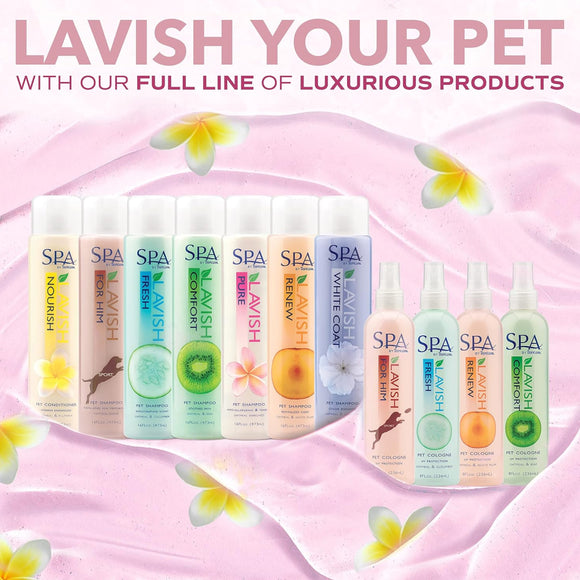 SPA by TropiClean Lavish Pure Shampoo for Pets (16oz)