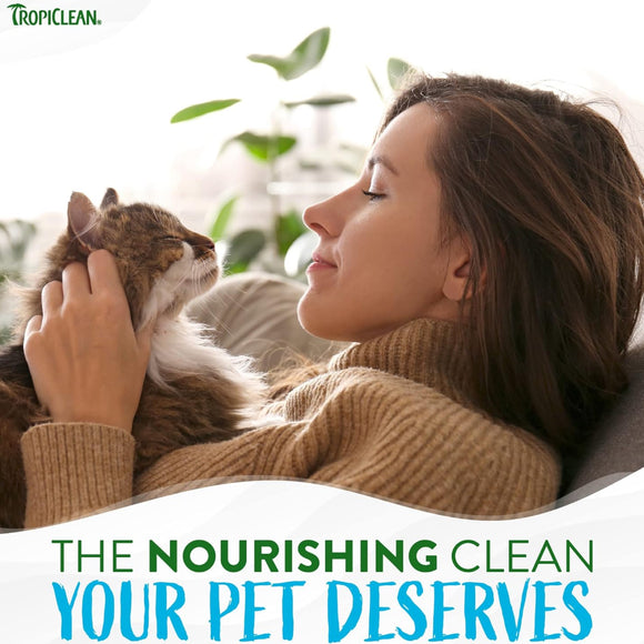 TropiClean Dander Reducing Waterless Cat Shampoo (7.4oz)