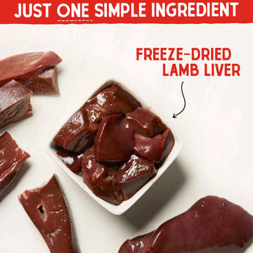Stella & Chewy's Freeze-Dried Lamb Liver Treats For Dog (3 oz)