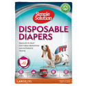 Simple Solution Disposable Female Dog Diapers (12 pack)