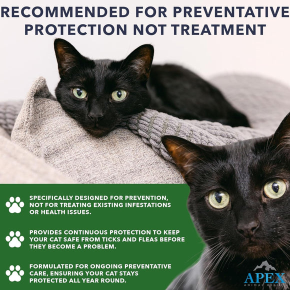 Apex Plus Topical Flea & Tick Prevention for Cats over 1.5 lbs (3 doses)