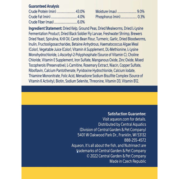 Aqueon Nutrinsect Tropical Pellets (1.76 oz)