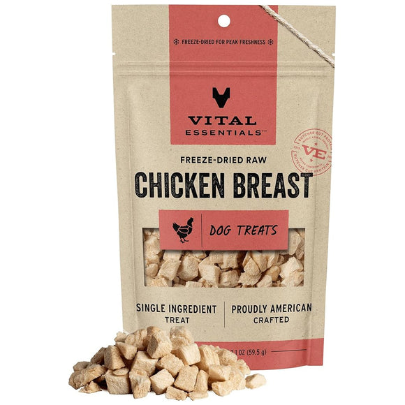 Vital Essentials  Freeze-Dried Raw Chicken Breast Treats For Dog