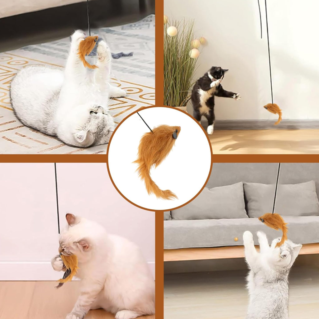 Ethical Pet Door-Able Bouncing Mouse Cat Toy - Interactive Cat Fun