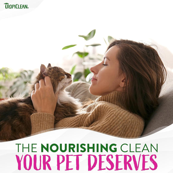 TropiClean Berry & Coconut Deep Cleansing Shampoo for Cats & Kittens (12oz)