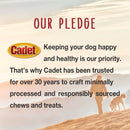 Cadet Gourmet Sweet Potato & Duck Wrapped Treats For Dog