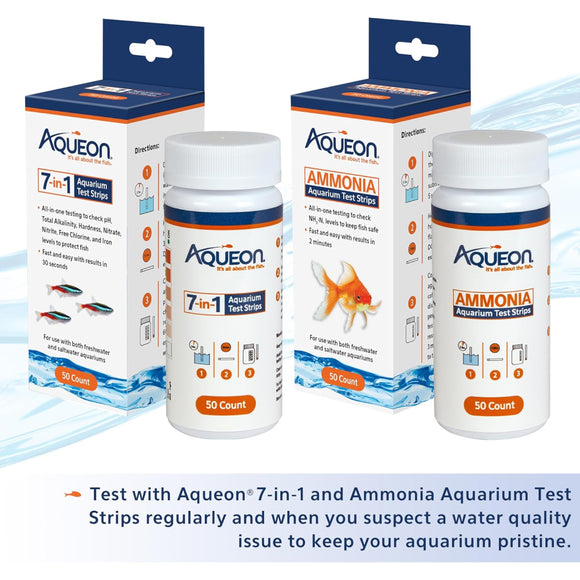 Aqueon Ammonia Aquarium Test Strips (50 ct)