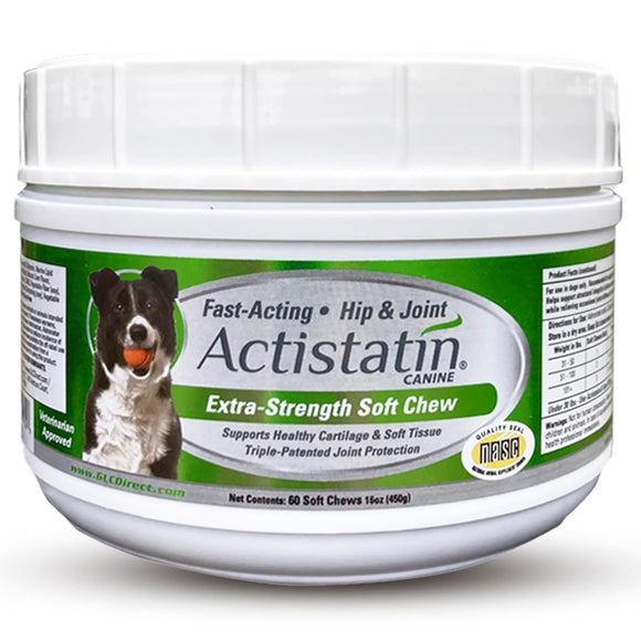 Actistatin Canine Extra-Strength Hip & Joint Soft Chews for Dogs