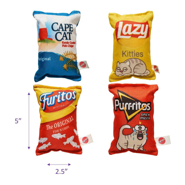 Ethical Fun food Kitty Chips Assorted Toy For Cat (5")