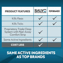 Salvo Flea and Tick Collar for Dogs - Pack of 2 for 12 Months