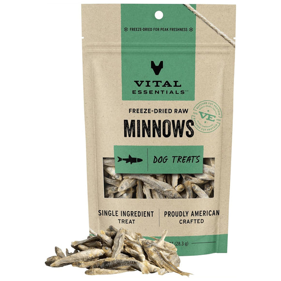 Vital Essentials Freeze-Dried Raw Minnows Treats For Dog