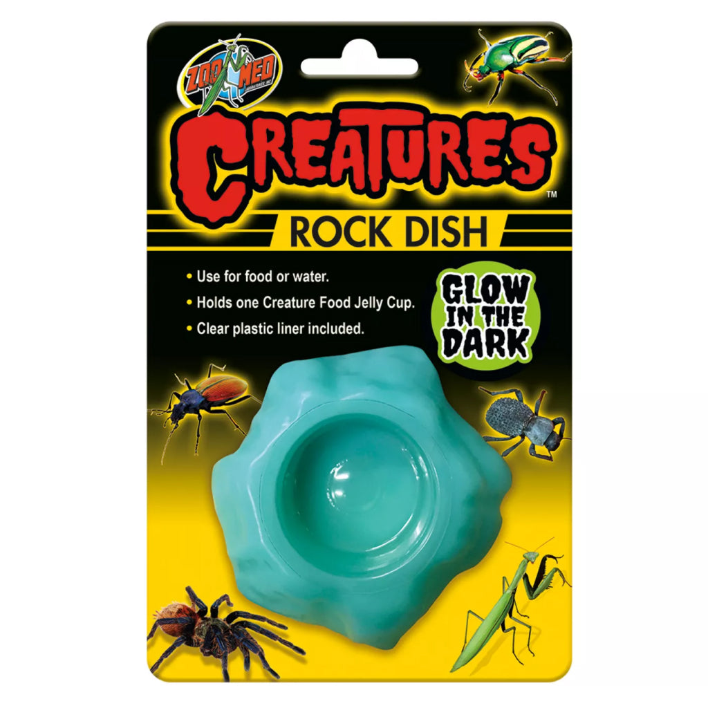 Zoo Med Creatures Rock Dish Glow in the Dark