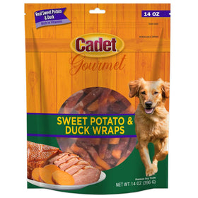 Cadet Gourmet Sweet Potato & Duck Wrapped Treats For Dog