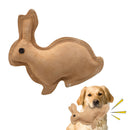 Ethical Dura-Fuse Leather Jute Rabbit (10") Toy For Dog