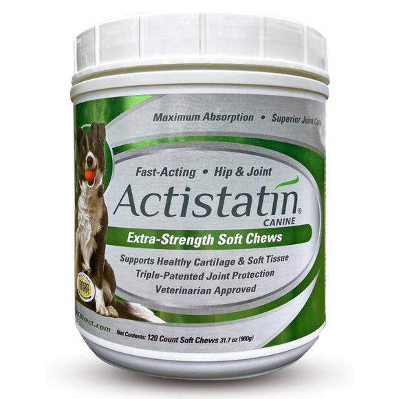 Actistatin Canine Extra-Strength Hip & Joint Soft Chews for Dogs