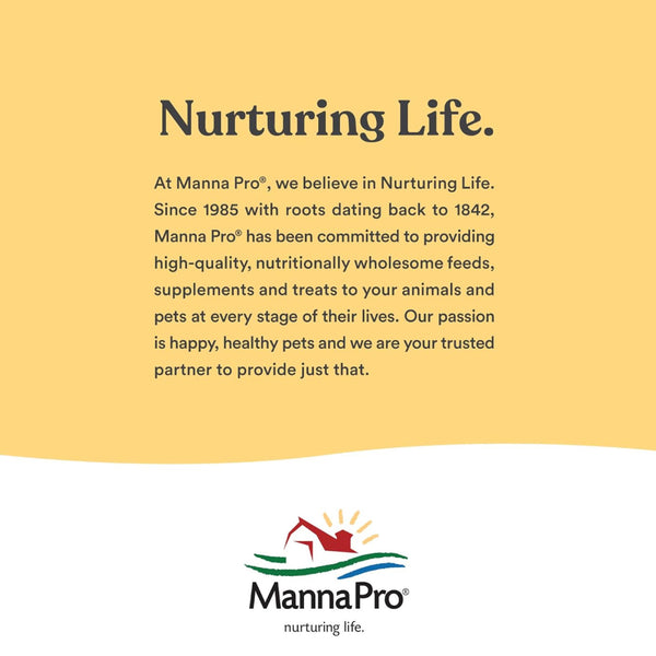 manna pro products are commited to nurturing life