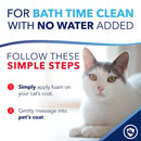 TropiClean OxyMed Hairball Relief No-Rinse Foaming Shampoo for Cats (7.4 oz)