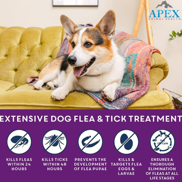 Apex Plus Topical Flea & Tick Prevention for Dogs 45-88 lbs (3 doses)