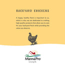 all flock crumbles can be given to backyard chickens