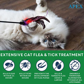 Apex Plus Topical Flea & Tick Prevention for Cats over 1.5 lbs (3 doses)