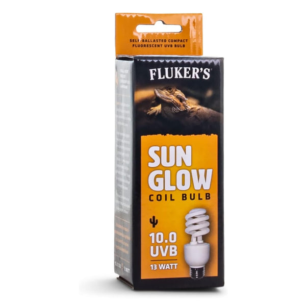 Fluker's Sun Glow 10.0 UVB Coil Bulb for Desert Reptiles