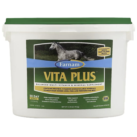 Farnam Vita Plus Balanced Multi-Vitamin & Mineral Supplement for Horses