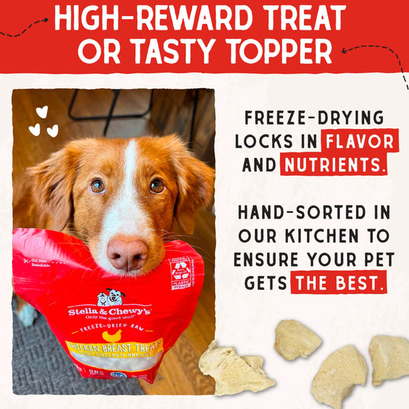 Stella & Chewy's Freeze-Dried Chicken Breast Dog Treats (2.75 oz)