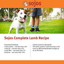 Sojos Complete Lamb Recipe Freeze-Dried Adult Food For Dog
