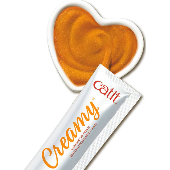 Catit Creamy Assorted Flavor Lickable Treats For Cat (12 tubes)