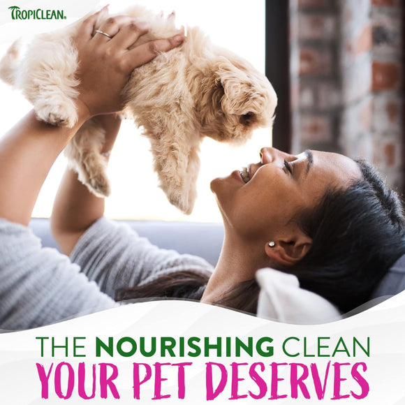 TropiClean Deep Cleansing Waterless Dog Shampoo (7.4oz)