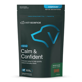 Calm & Confident Chews Bacon Flavor for Dogs