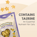 Meowee! Starry Spinners Chicken & Catnip Crunchy 2-in-1 Treat & Toy for Cats (1.25 oz)